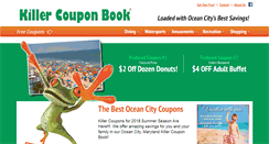 Desktop Screenshot of killercouponbook.com